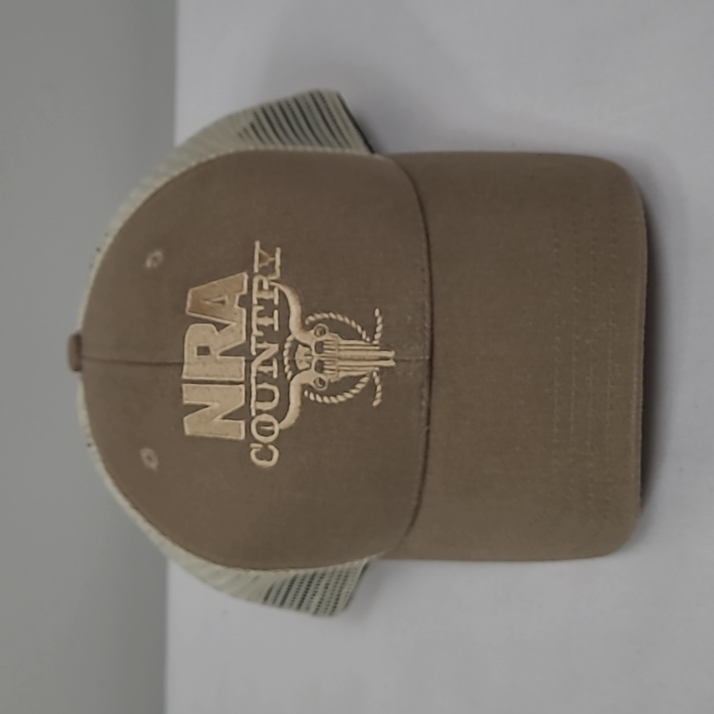 NRA Country Tan snapback trucker hat